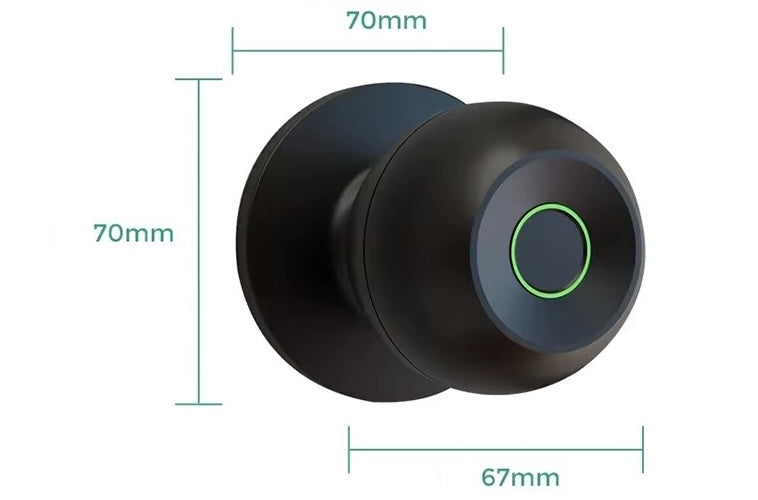 Smart Fingerprint Knob Door Lock